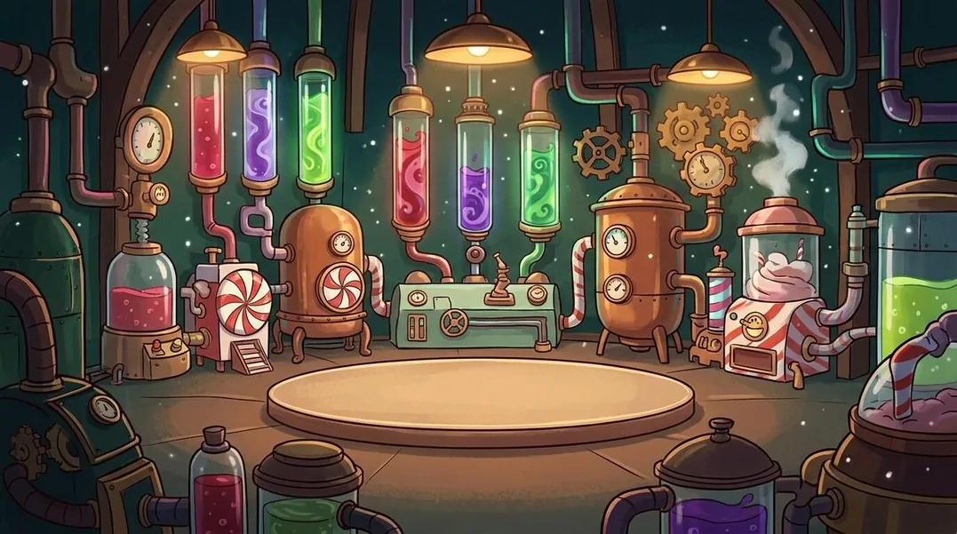 The Candy Lab with peppermint experiments